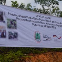 Signing agreement-village boundaries-Kapuas Hulu-2016